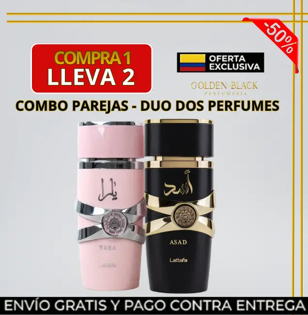 DUO ARABE PAREJAS: lattafa yara + lattafa asad + Regalo