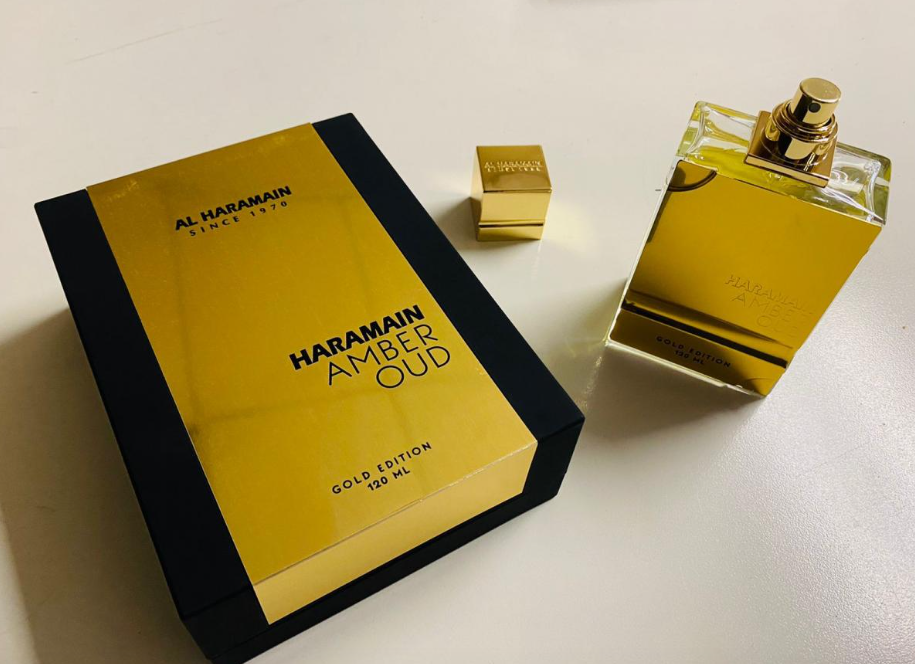 AL JARAMAIN amber oud gold edition 100ML   COFRE